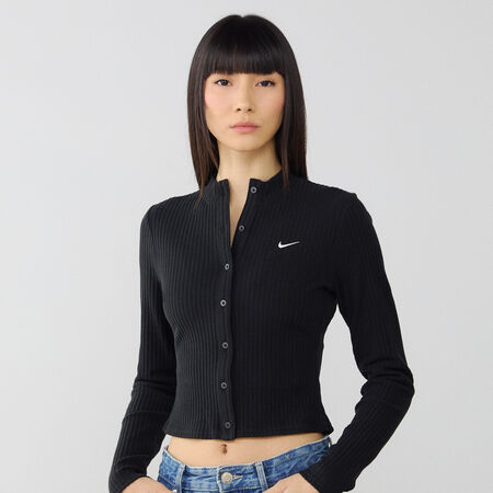 NIKE CARDIGAN CHILL KNIT ZWART DAMES