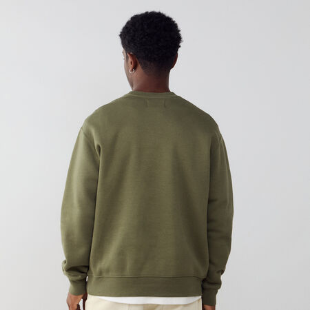 JORDAN SWEAT CREW BROOKLYN GROEN/BEIGE HEREN