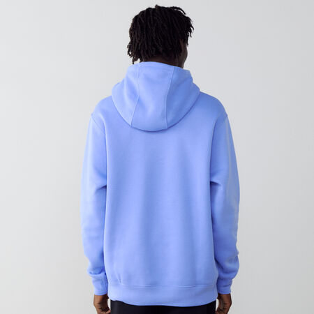 NIKE HOODIE CLUB SMALL LOGO BLAUW/WIT HEREN