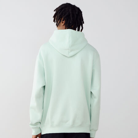 NEW BALANCE HOODIE SMALL LOGO GROEN HEREN