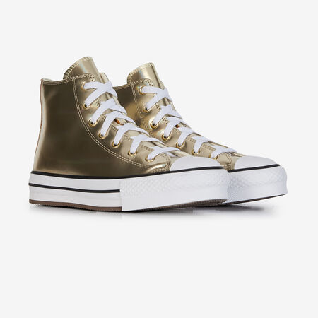 CONVERSE chuck taylor all star CHUCK TAYLOR ALL STAR EVA LIFT HI SHINE GOUD JUNIOR