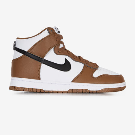 NIKE dunk DUNK HIGH BRUIN/ZWART DAMES