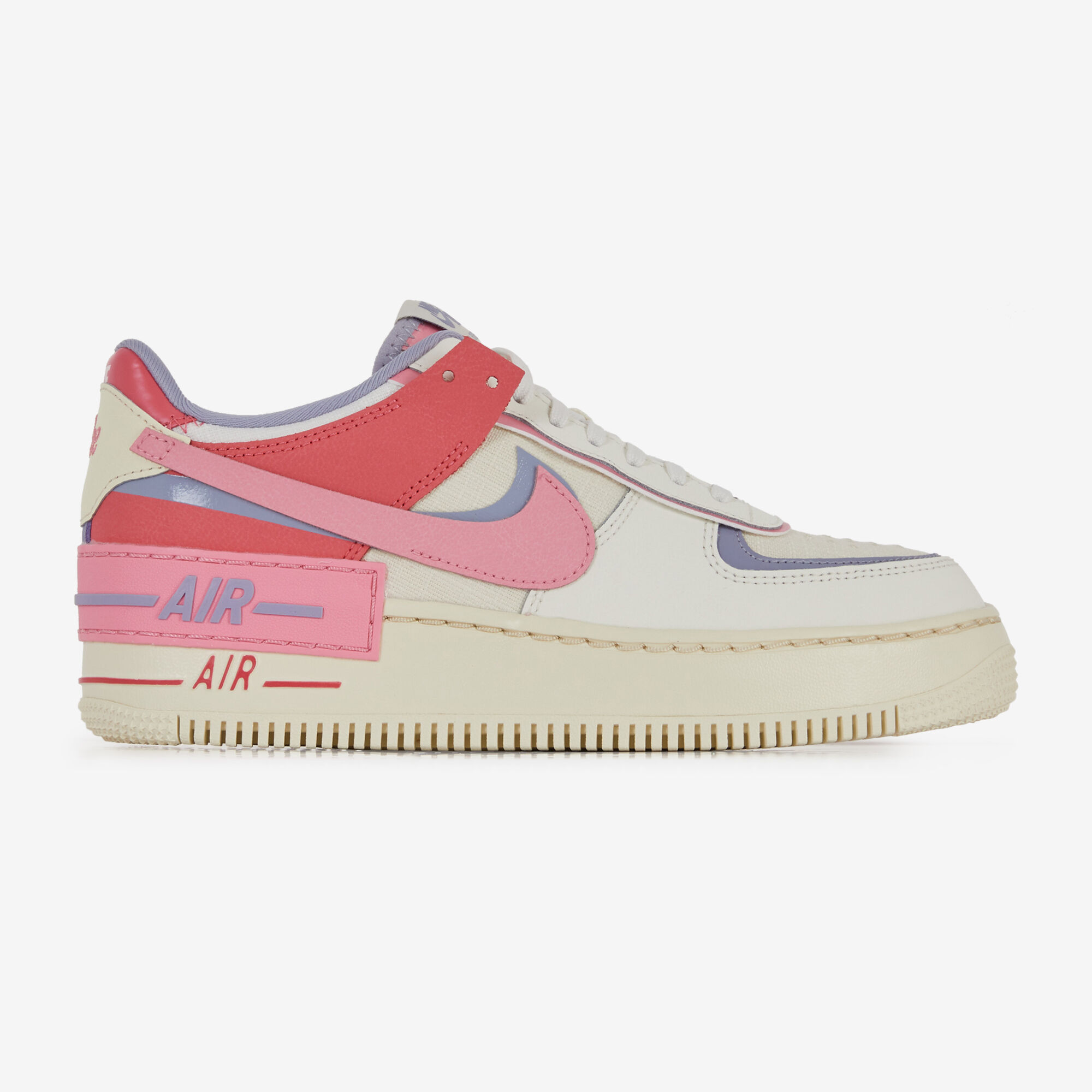 NIKE AIR FORCE 1 SHADOW BEIGE ROZE SNEAKERS DAMES Courir