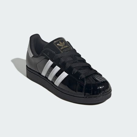 ADIDAS ORIGINALS superstar SUPERSTAR II PATENT ZWART DAMES