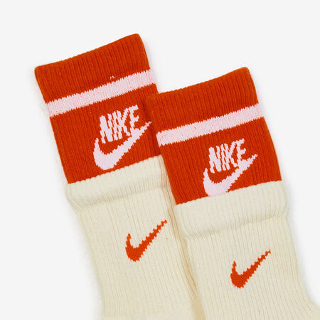 NIKE CHAUSSETTES EVERYDAY PLUS CREW ORANJE/GEEL HEREN