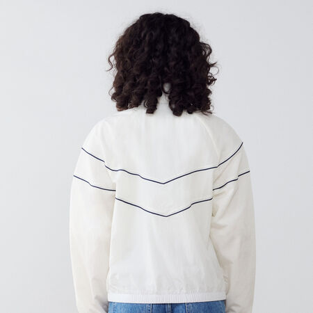 NIKE JACKET TRACKSUIT FZ ECRU/ZWART DAMES