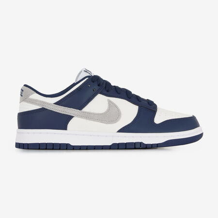 DUNK LOW MIDNIGHT NAVY : BLAUW/GRIJS