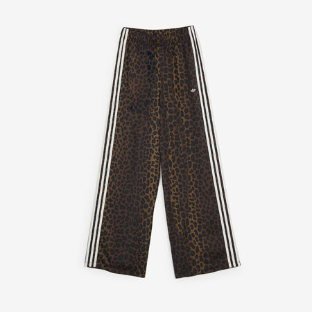 ADIDAS ORIGINALS PANT WIDE LEG LEO SATIN BRUIN/WIT DAMES