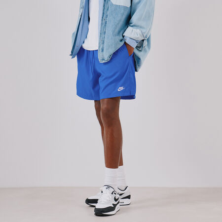 NIKE SHORT CLUB WOVEN FLOW BLAUW HEREN