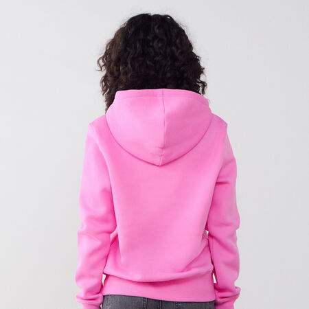NIKE HOODIE CLUB CENTERED LOGO ROZE DAMES