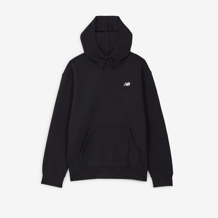 NEW BALANCE HOODIE SMALL LOGO ZWART HEREN