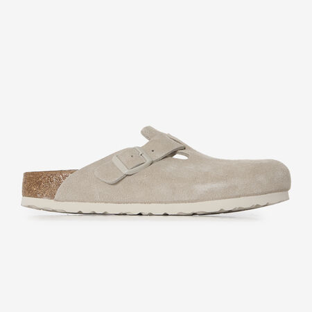 BIRKENSTOCK boston BOSTON SUEDE OYSTER WIT DAMES