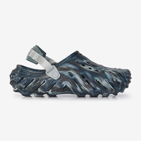 CROCS ECHO CLOG MARBLED BLAUW HEREN