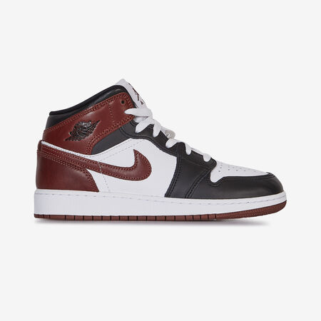 JORDAN air jordan 1 AIR JORDAN 1 MID WIT/BORDEAUXROOD JUNIOR