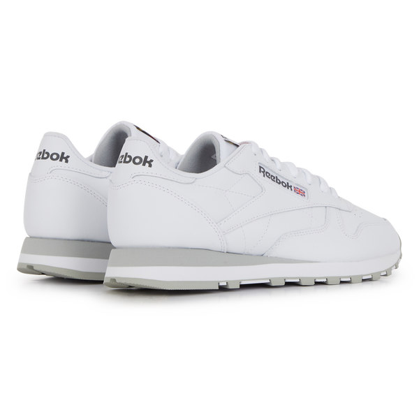 REEBOK CLASSIC LEATHER WIT GRIJS SNEAKERS HEREN Courir