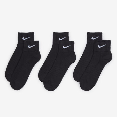 NIKE CHAUSSETTES X3 ANKLE ZWART/WIT HEREN