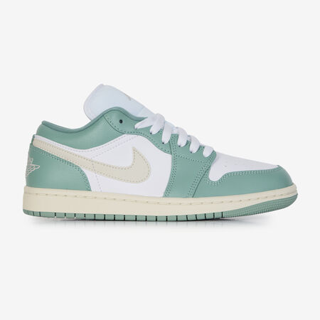 JORDAN AIR JORDAN 1 LOW WIT/GROEN DAMES