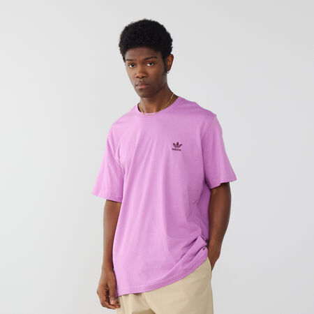 ADIDAS ORIGINALS TEE SHIRT ESSENTIAL TREFOIL PAARS/ZWART HEREN