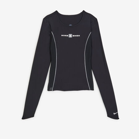 NIKE TOP SHOX LS ZWART DAMES