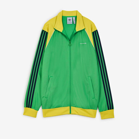 ADIDAS ORIGINALS JACKET FZ TRACKTOP ADICOLOR GROEN/GEEL HEREN