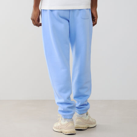 NEW BALANCE PANT JOGGER SMALL LOGO BLAUW/WIT HEREN