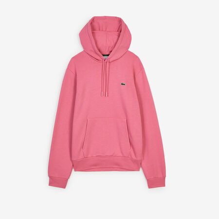 LACOSTE HOODIE CLASSIC LOGO ROZE HEREN