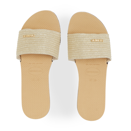 HAVAIANAS YOU MALTA METALLIC GOUD DAMES
