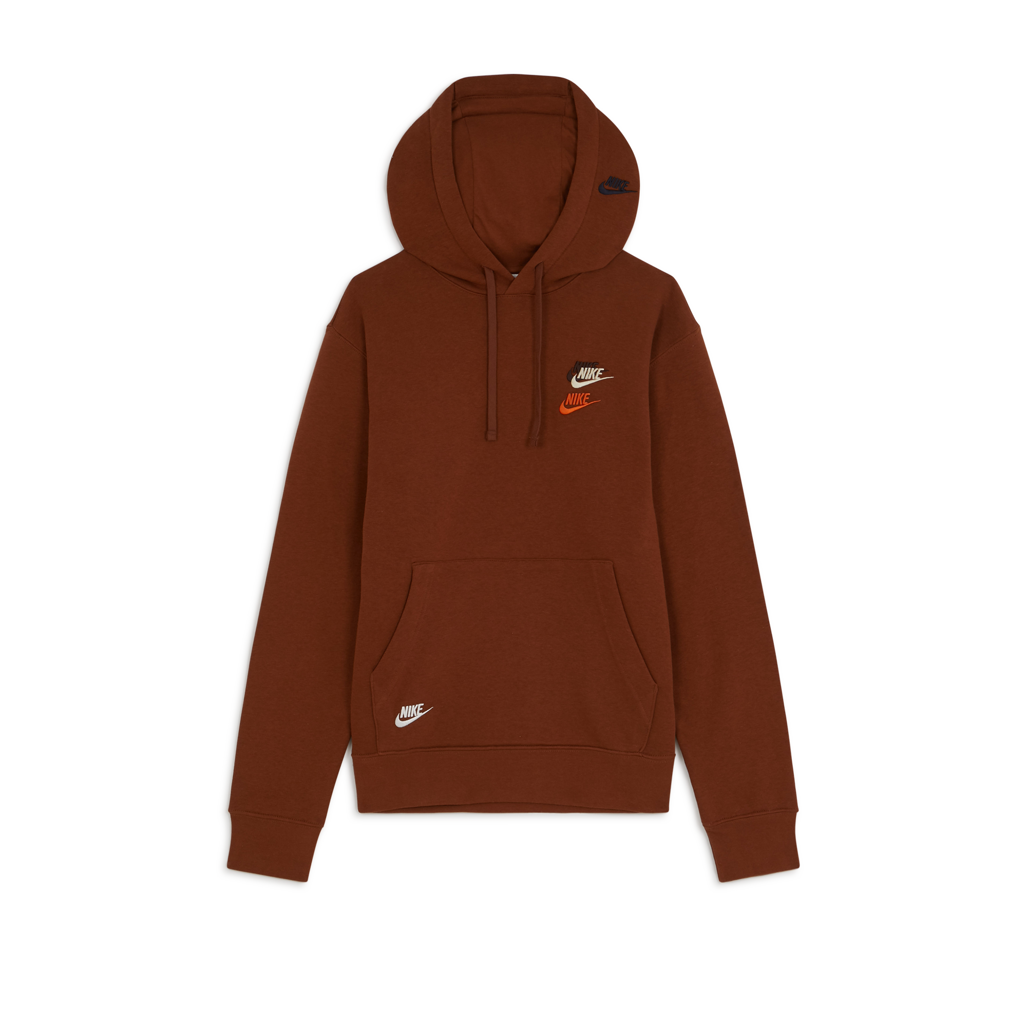 NIKE HOODIE FTA MULTI LOGO BRUIN TRUI HEREN