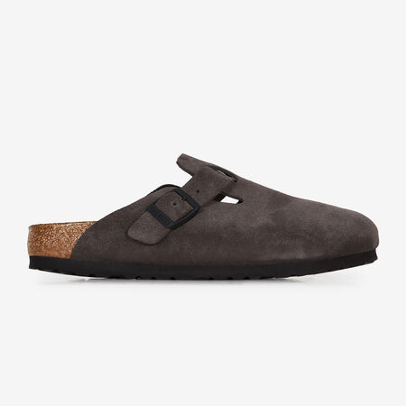 BIRKENSTOCK boston BOSTON SUEDE VELVET GRAY GRIJS DAMES