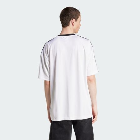 ADIDAS ORIGINALS JERSEY TREFOIL WIT/ZWART HEREN