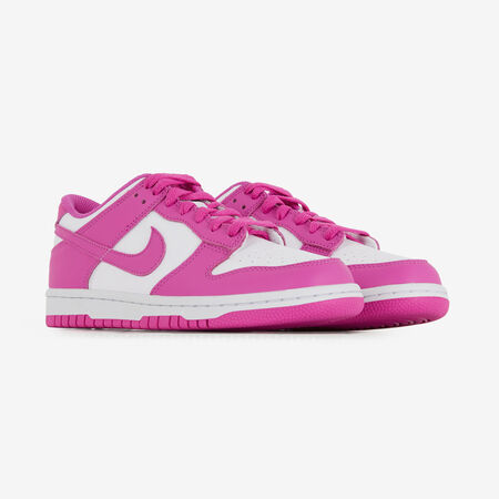 NIKE dunk DUNK LOW ACTIVE FUCHSIA ROSE/BLANC ROZE/WIT JUNIOR