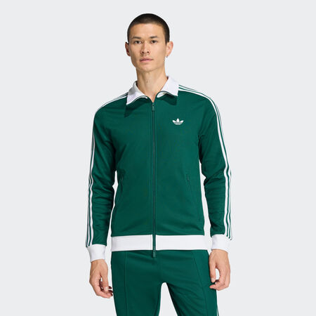 ADIDAS ORIGINALS JACKET FZ ADICOLOR CLASSICS GROEN/WIT HEREN