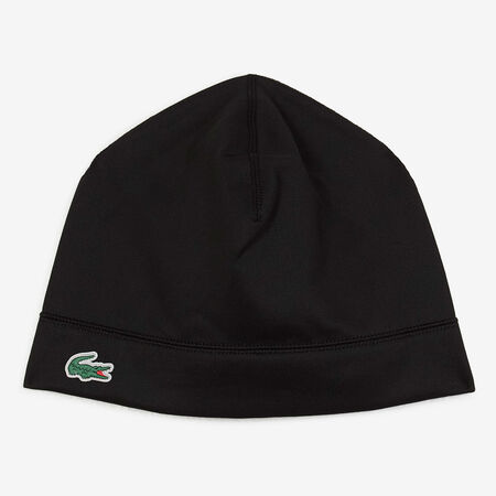 LACOSTE BEANIE SIDE LOGO SPORT ZWART/GROEN HEREN