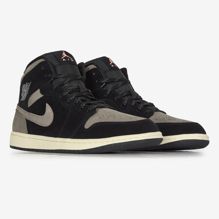 JORDAN air jordan 1 AIR JORDAN 1 MID ZWART/BRUIN HEREN