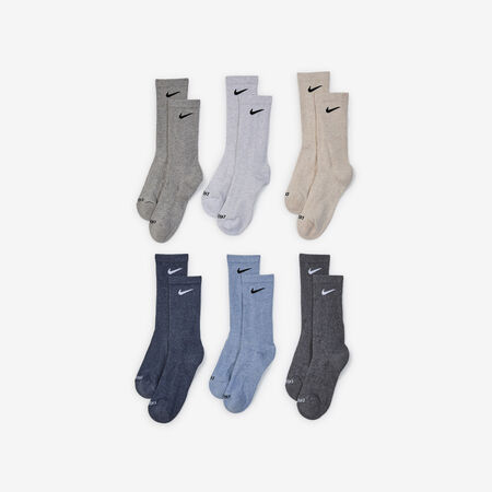 NIKE CHAUSSETTES X6 CREW CUSHION MEERKLEURIG HEREN