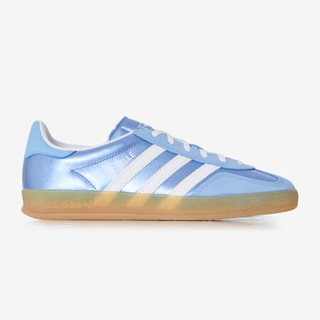 ADIDAS ORIGINALS gazelle GAZELLE INDOOR METALLIC BLAUW/WIT DAMES