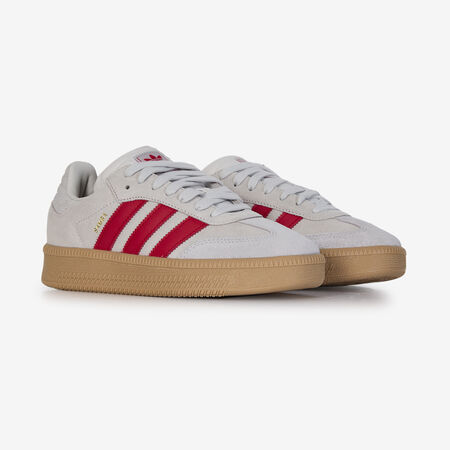 ADIDAS ORIGINALS SAMBA XLG SUEDE GRIJS/ROOD JUNIOR
