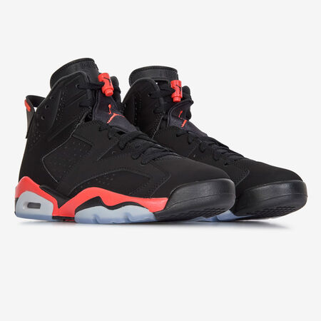 JORDAN AIR JORDAN 6 RETRO ZWART/ROOD HEREN