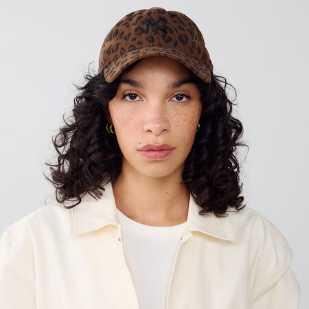 NEW ERA 9TWENTY WOMEN NY CORD LEO BRUIN/ZWART DAMES