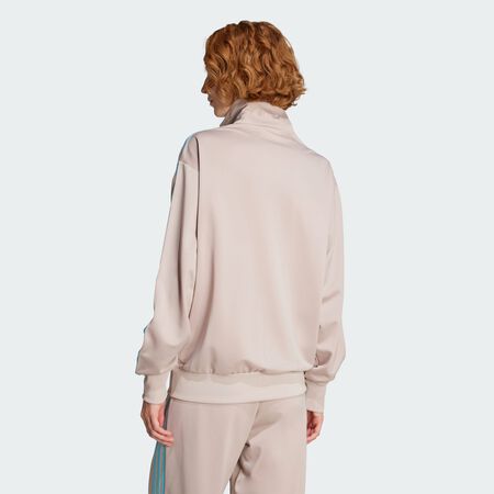 ADIDAS ORIGINALS JACKET FZ TRACKTOP FIREBIRD BEIGE/BLAUW DAMES