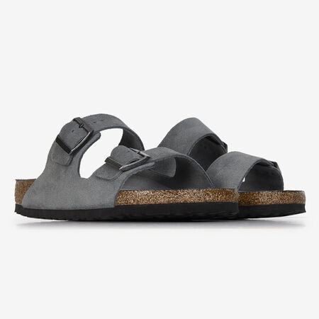 BIRKENSTOCK arizona ARIZONA SUEDE BASALT GRAY GRIJS HEREN