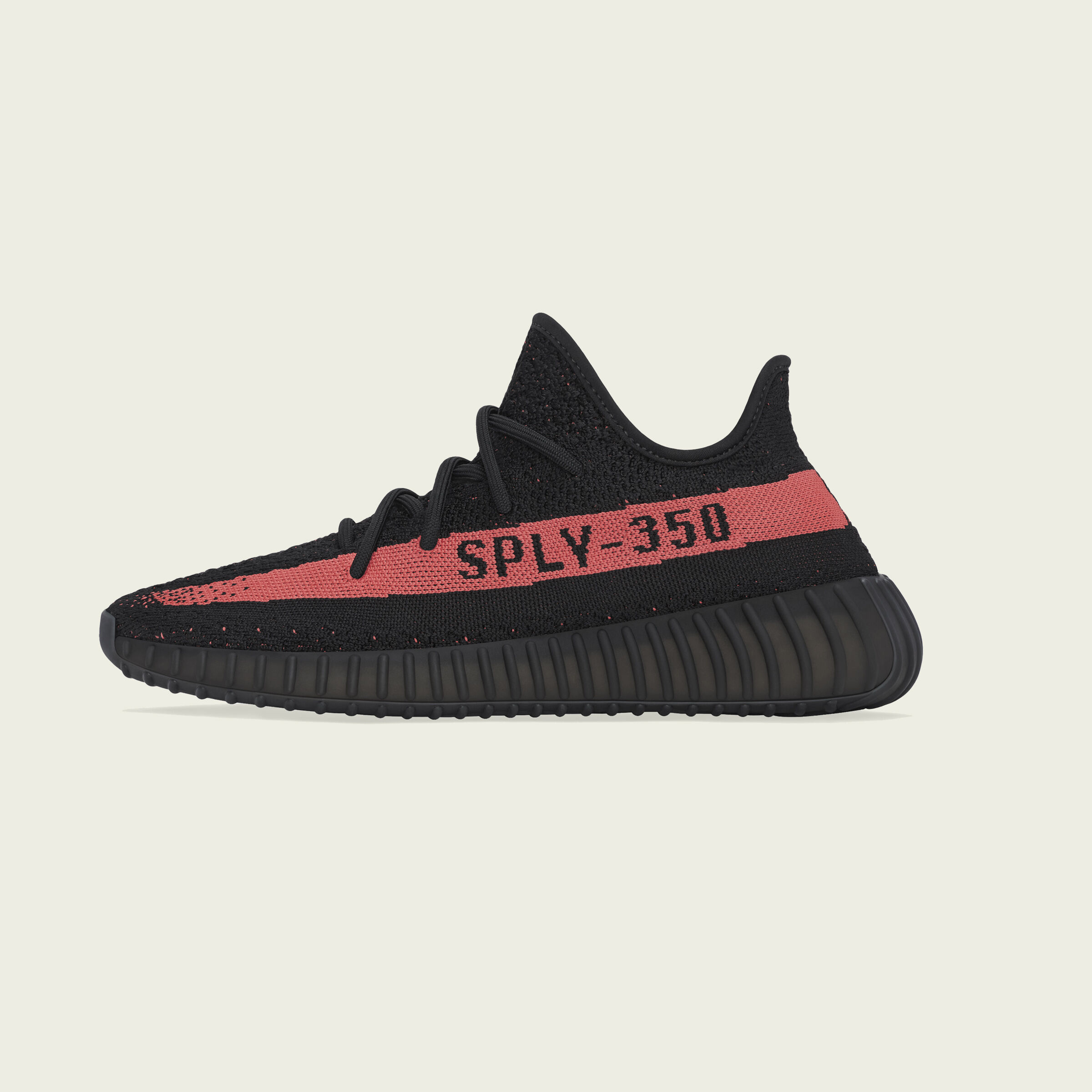 ADIDAS ORIGINALS YEEZY BOOST 350 V2 BLK RED ZWART ORANJE