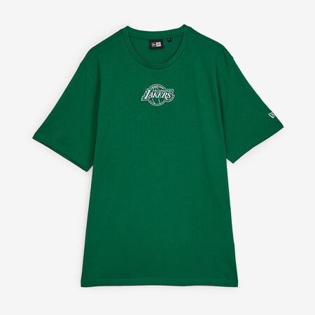 NEW ERA TEE SHIRT LA LAKERS GROEN/WIT HEREN
