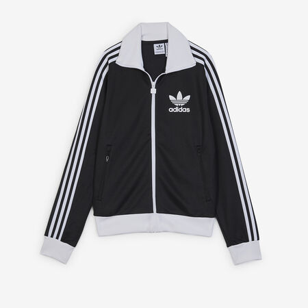 ADIDAS ORIGINALS JACKET FZ ADICOLOR CLASSICS ZWART/WIT DAMES
