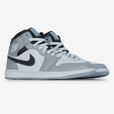 JORDAN air jordan 1 AIR JORDAN 1 MID WIT/GRIJS HEREN