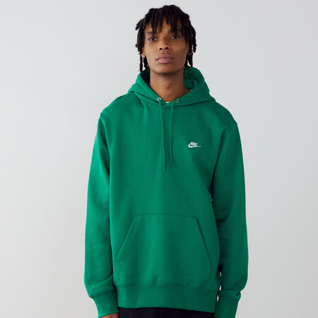 HOODIE CLUB SMALL LOGO : GROEN/WIT