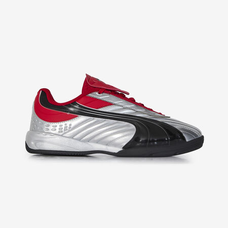 PUMA V-S2 ZILVER/ROOD JUNIOR