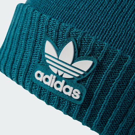 ADIDAS ORIGINALS Bonnet revers maille Adicolor Legacy Teal UNISEX