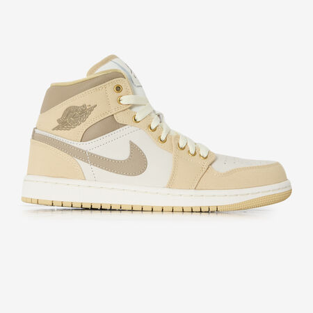 JORDAN air jordan 1 AIR JORDAN 1 MID WIT/KHAKI DAMES