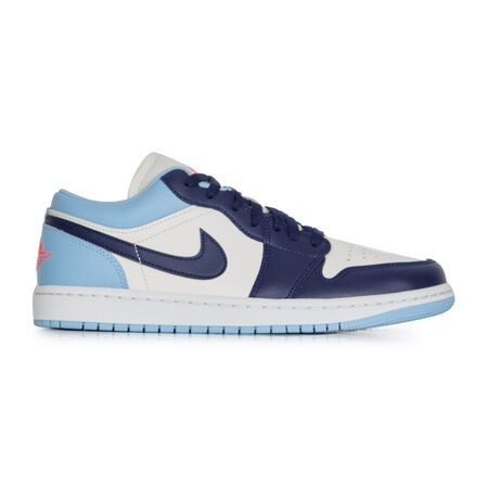 JORDAN AIR JORDAN 1 LOW WIT/BLAUW HEREN